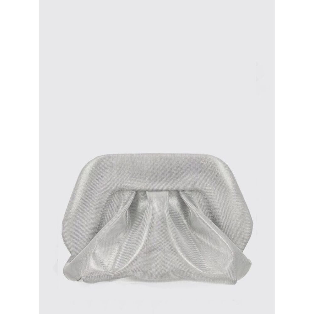 Themoire Clutch Woman Silver
